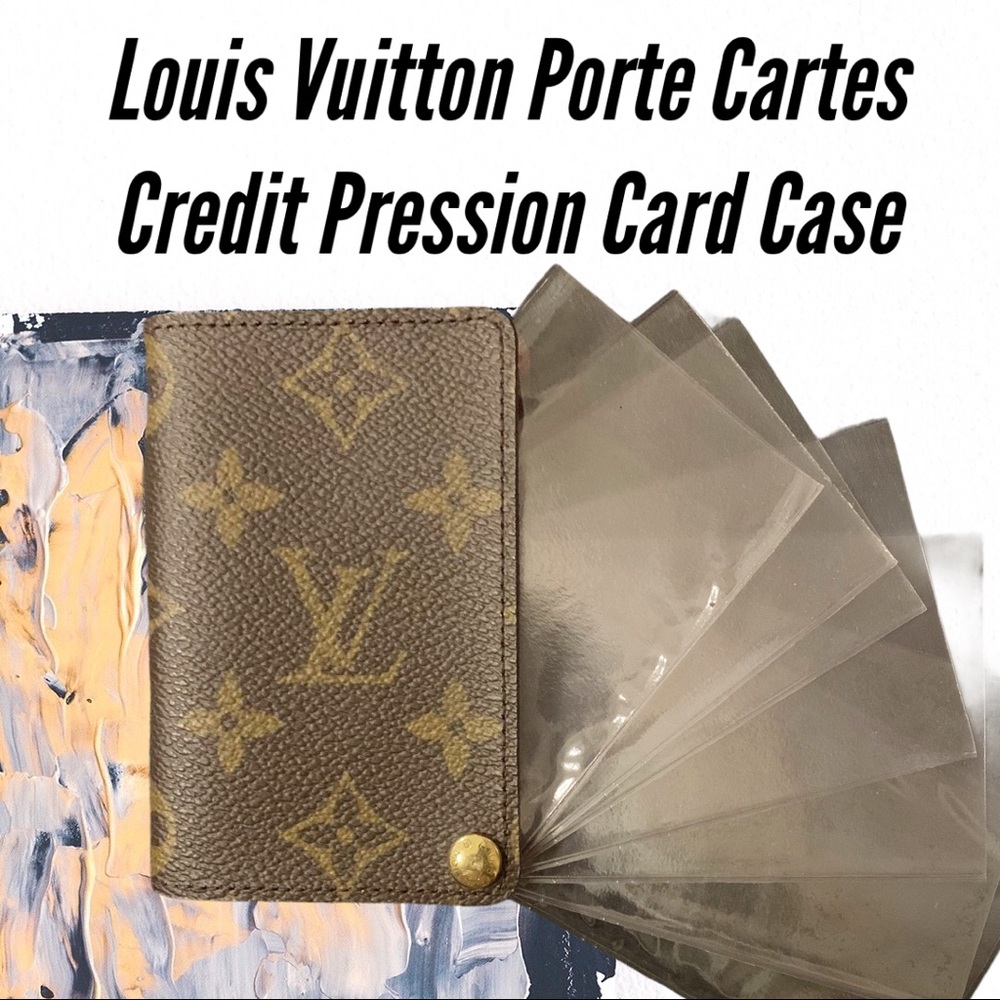 💯% AUTH ⭐ LOUIS VUITTON CARD CASE